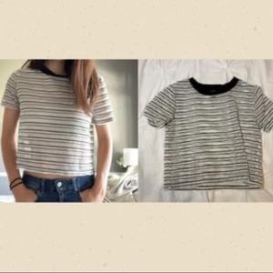 Mesh Striped Tee
